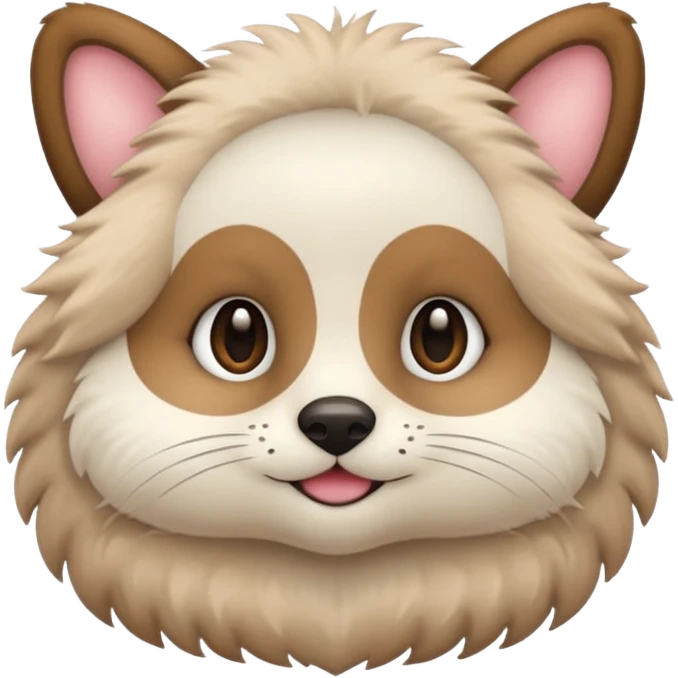 cute animal half emoji