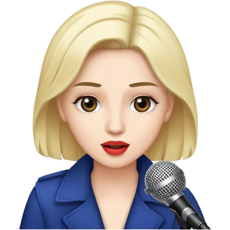 Singer at a concert  emoji