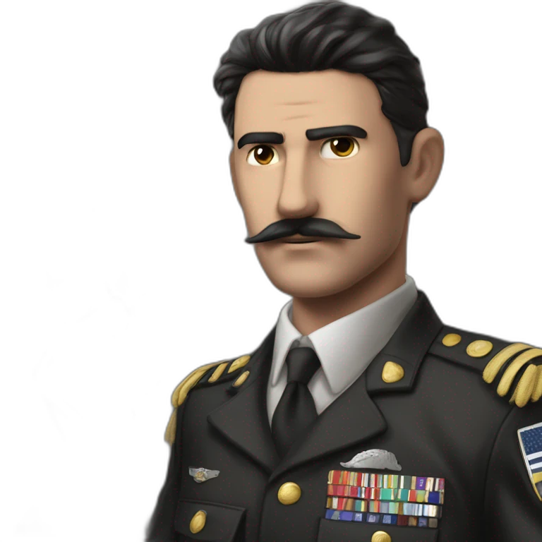 military man with gun emoji