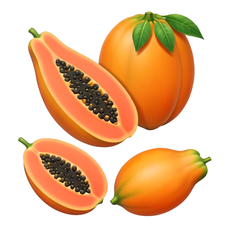 papaya emoji