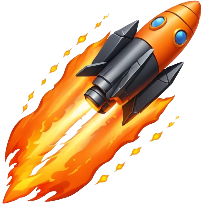 Asteriod emoji make it Falling like a shooting star keep it a ssteriod alone emoji