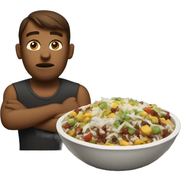Disappointing Chipotle bowl emoji