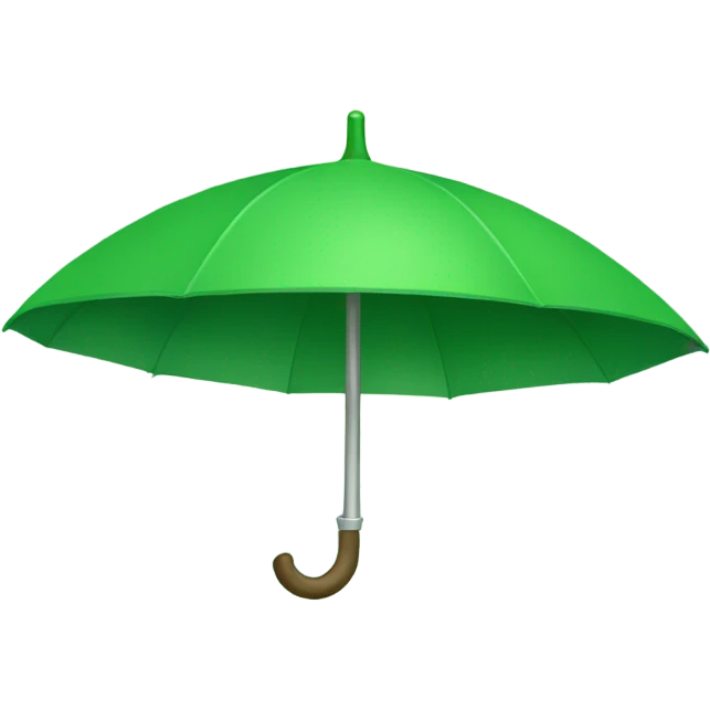 Sombrilla verde emoji