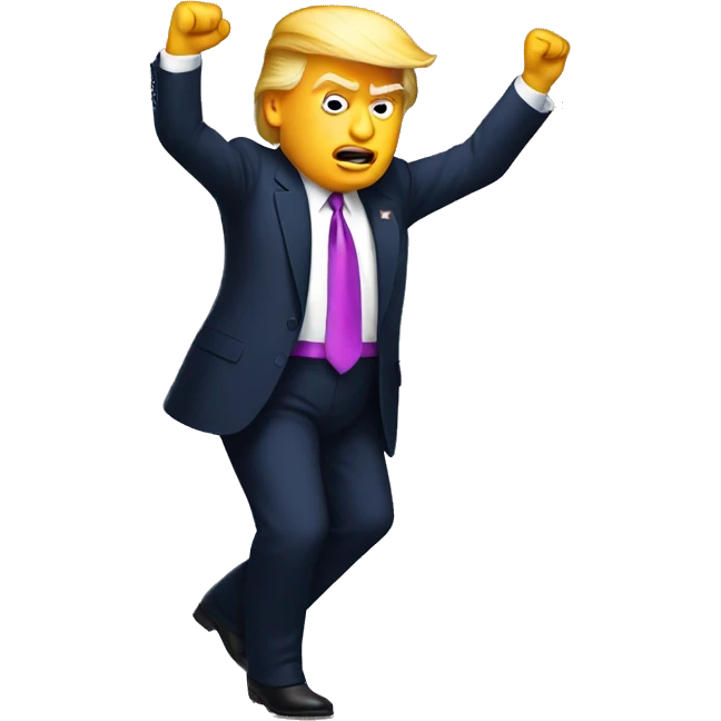 Donald trump dancing emoji