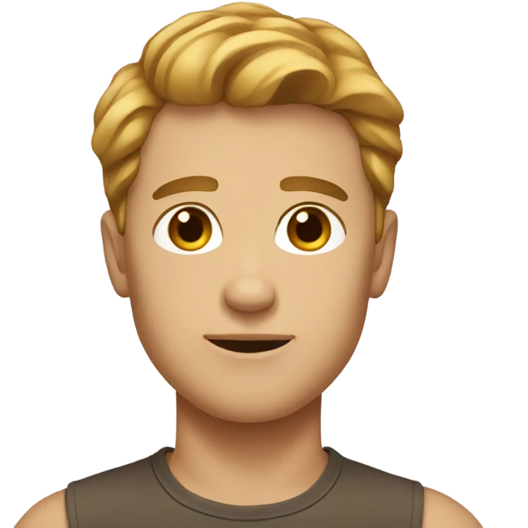 short guy with light brown hair emoji