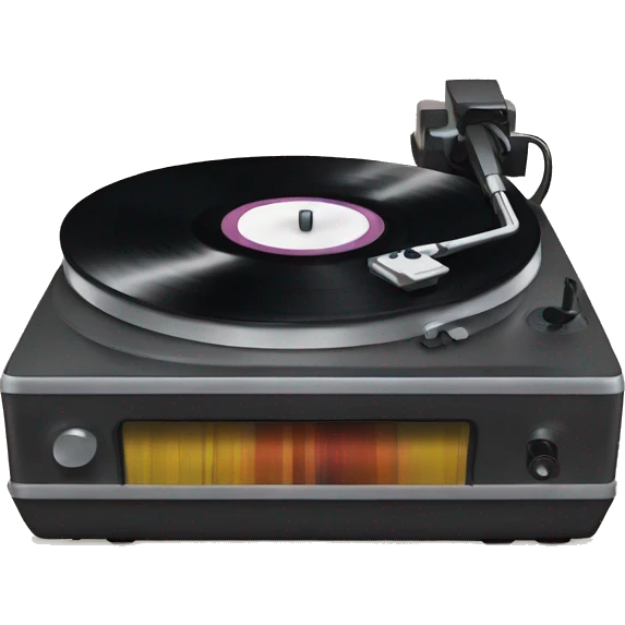 Vinyl Record player  emoji