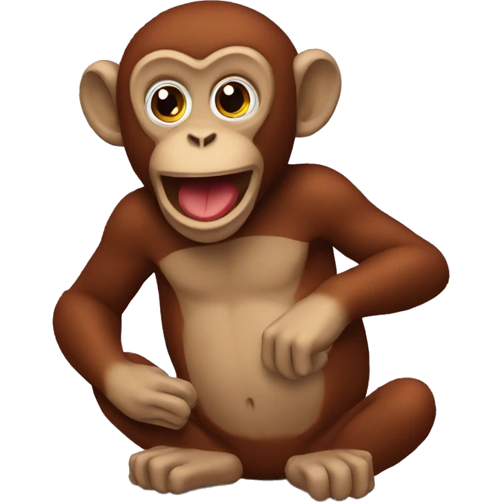 monkey eating Takis emoji