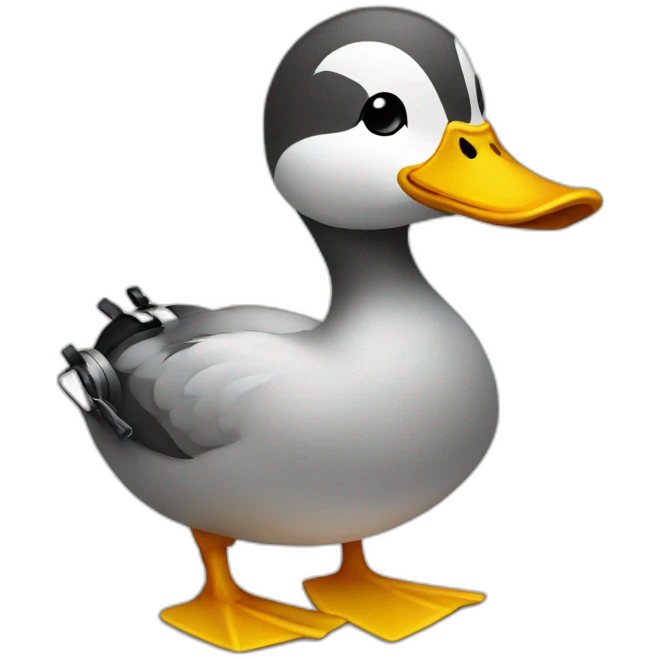 Dj duck emoji