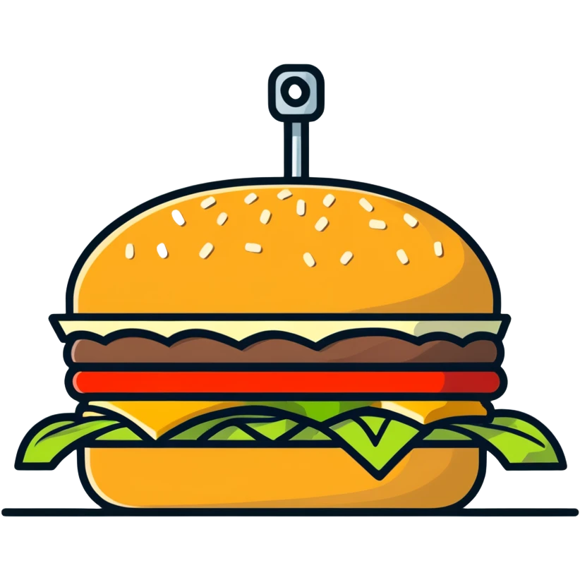 Jack in the box burger emoji