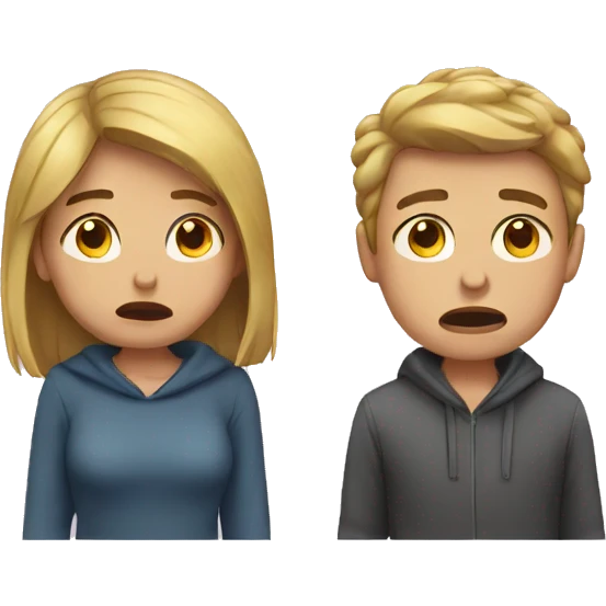 couple crying emoji