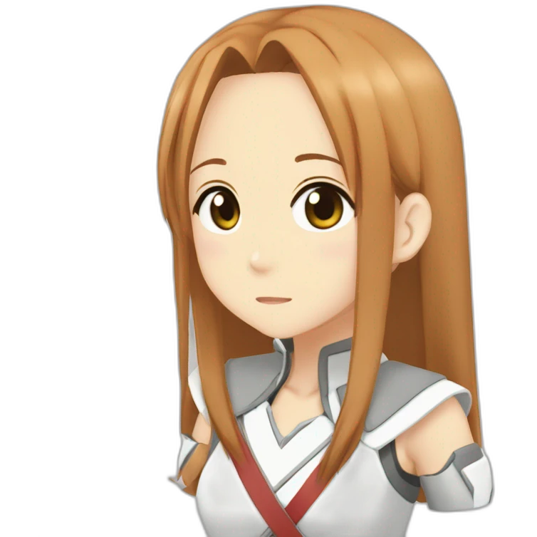 Asuna from sword art online emoji