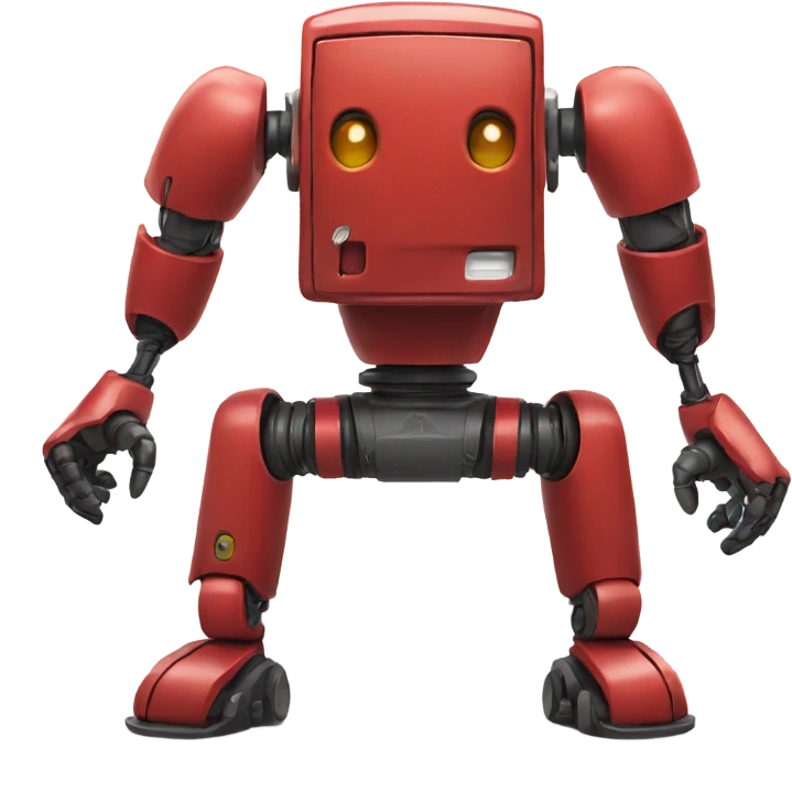 Red robot emoji