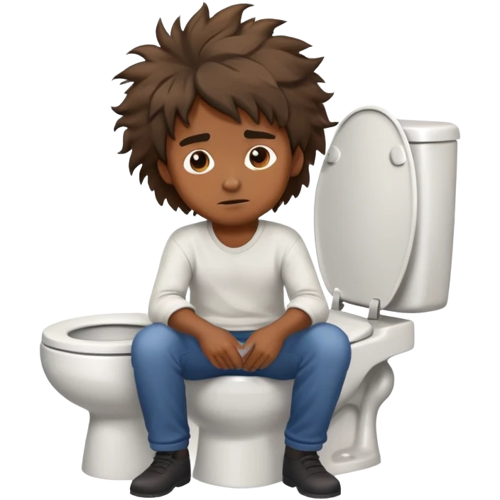 Sračiak sere na záchode emoji