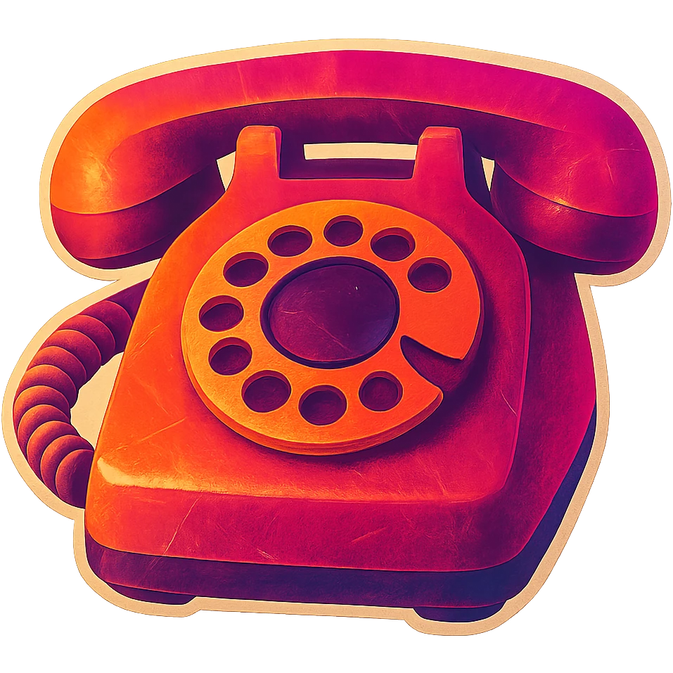 a rotary telephone emoji