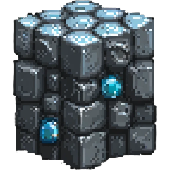 minecraft stone block emoji