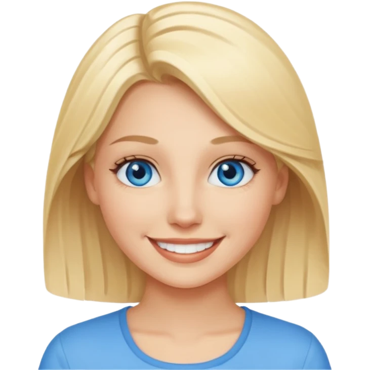 woman blonde emoji