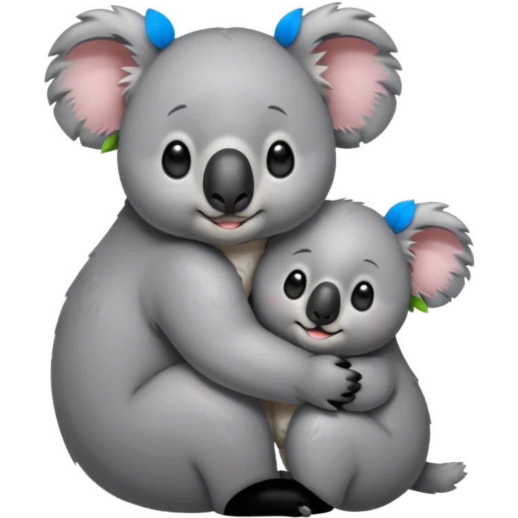 Koala wit mom emoji