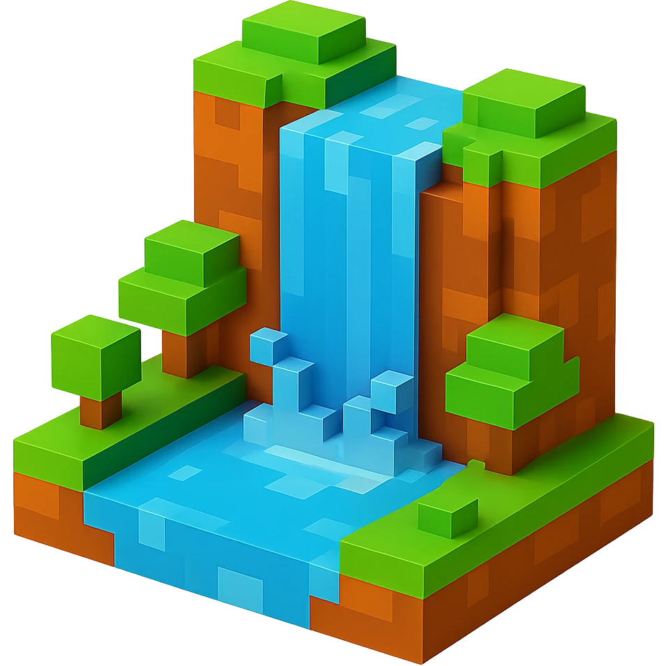 Waterfall emoji