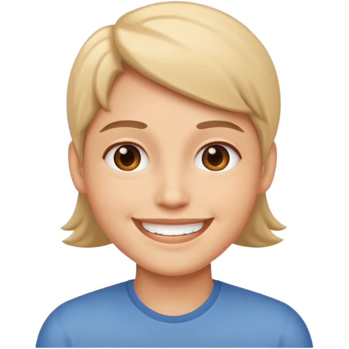 normal human head, smiling emoji