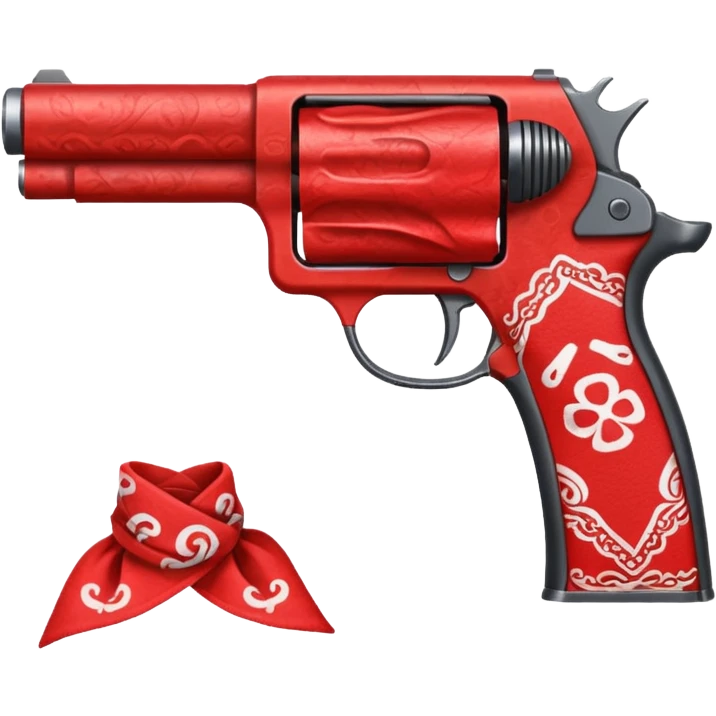 gun with bandana  emoji