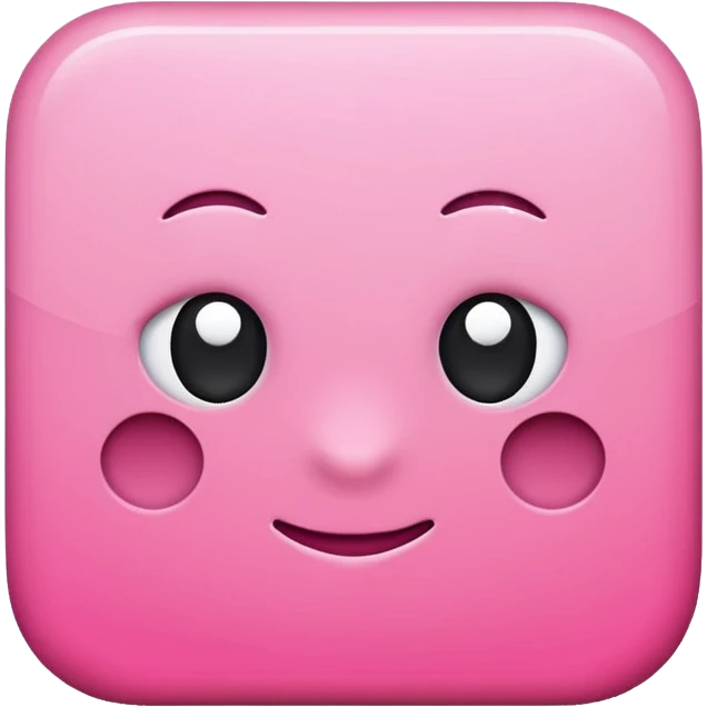 pink simple plan square emoji