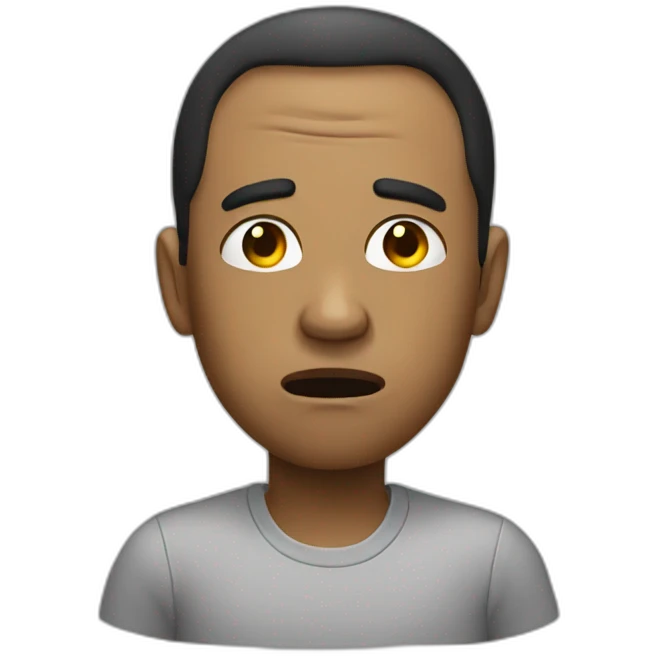 Bad mood emoji