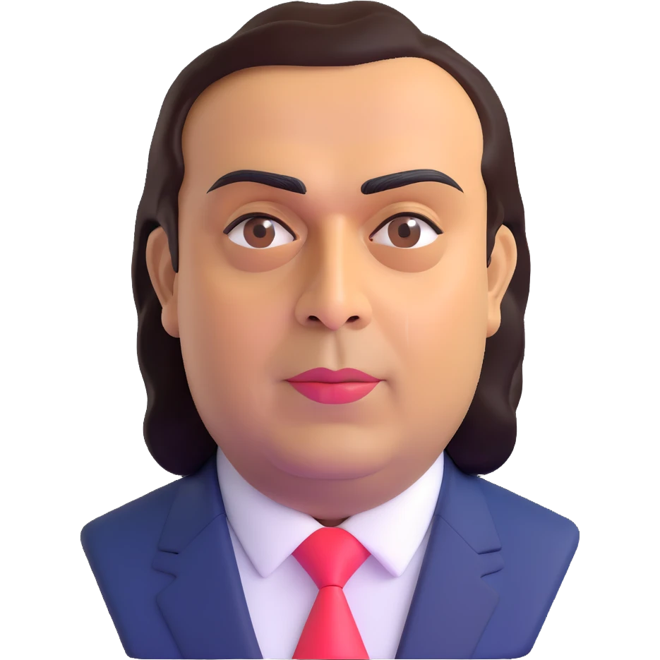 portrait of Mukesh Ambani emoji