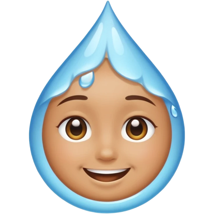 💧😁 emoji