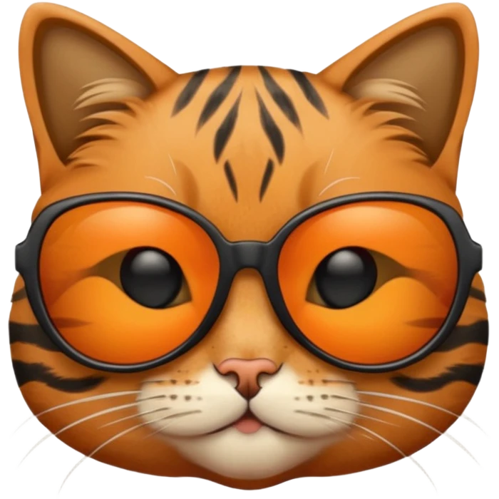 Cat wearing sunglasses emoji
