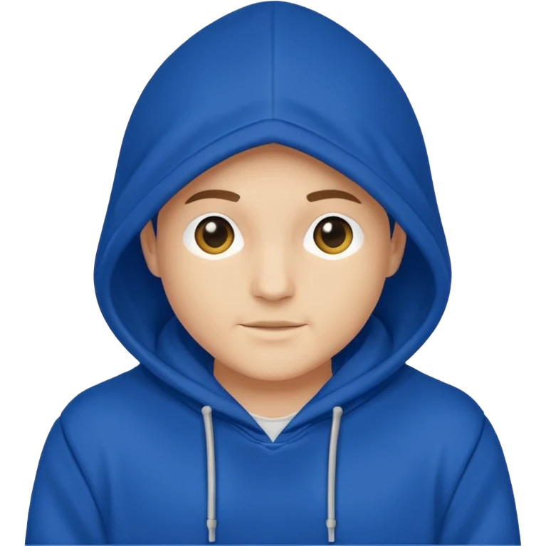 royal blue hoodie emoji