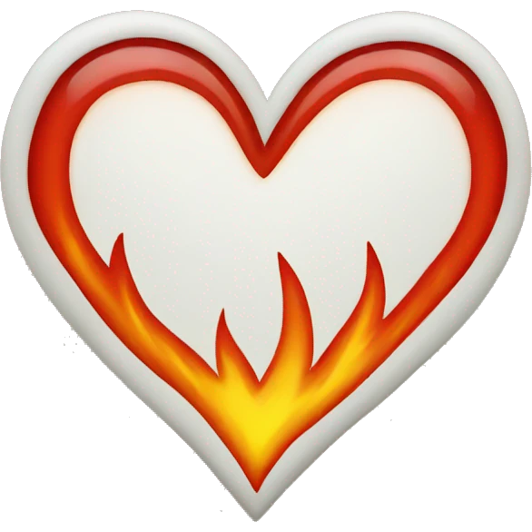 Fire heart emoji