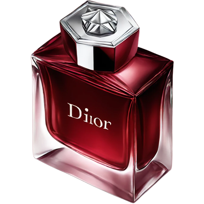 Dark red Dior parfum  emoji