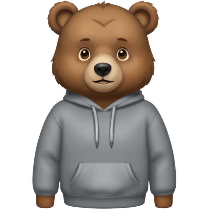 bear in sweatshirt emoji