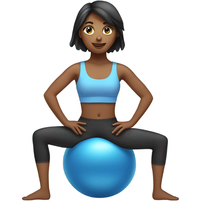 Pilates girl emoji