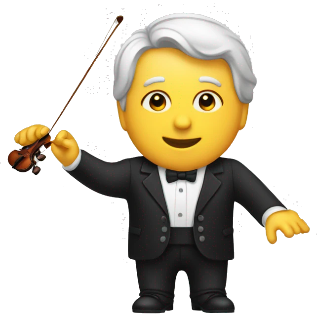 orchestra director emoji