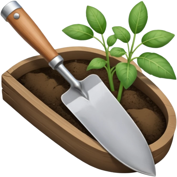 trowel garden emoji