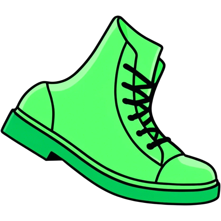 shoes green emoji