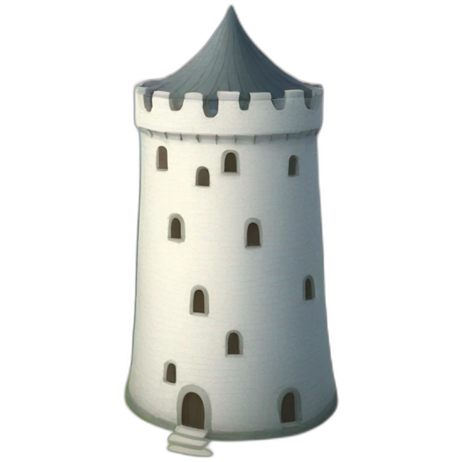 white tower emoji