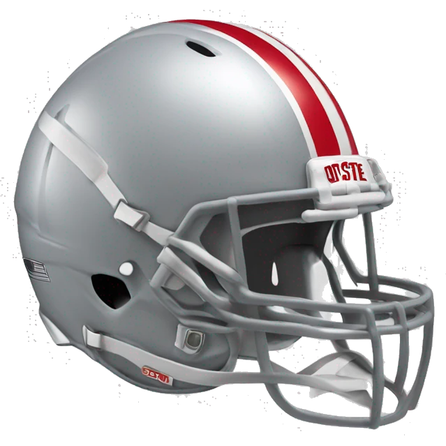 Ohio state football helmet emoji
