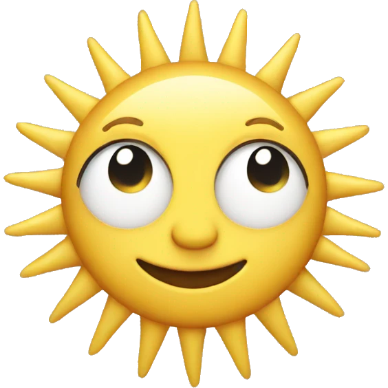 Soleil emoji
