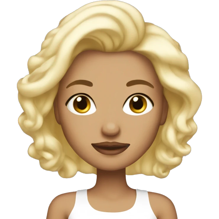 Glam Blonde emoji