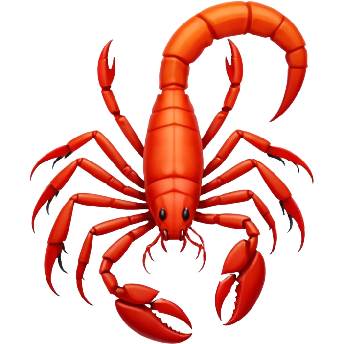 red Scorpion zodiac Sign emoji