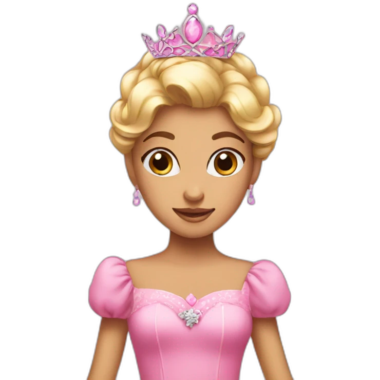 pink princess emoji