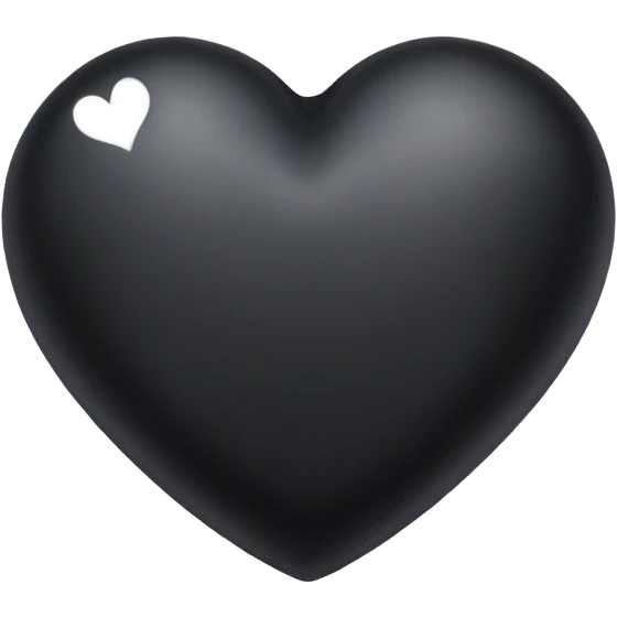 Corazón negro emoji