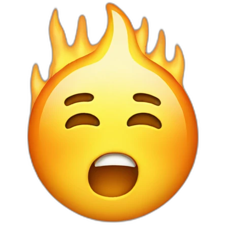 hot sweating heat emoji