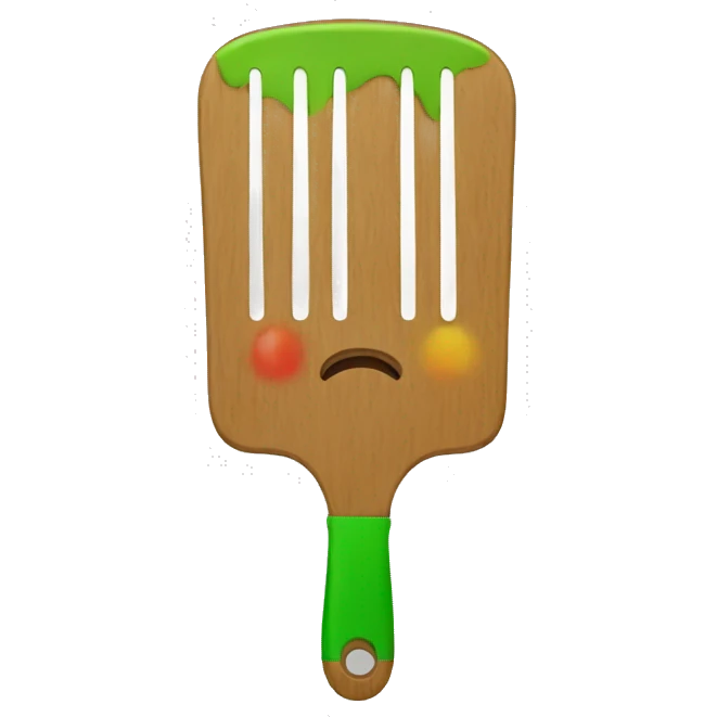 Spatula into rasta emoji