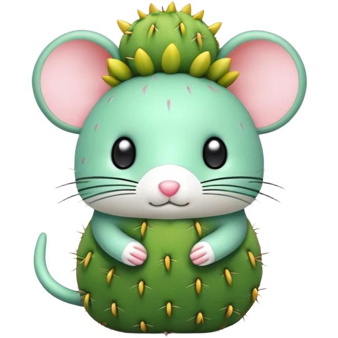 toki doki cactus mouse emoji