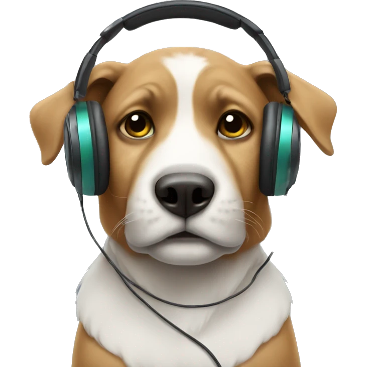Animal with headphones emoji