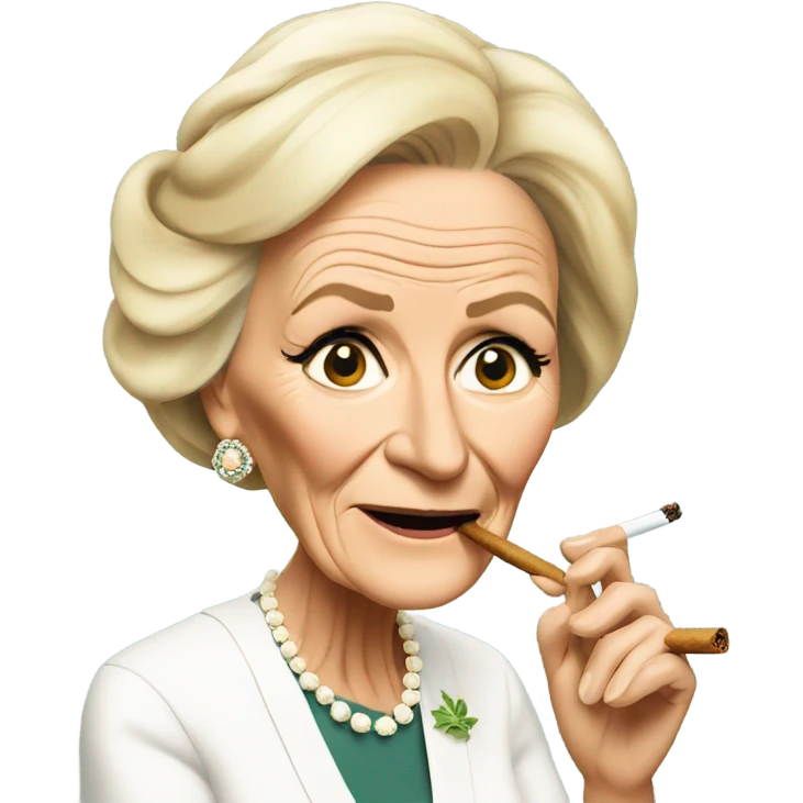 Mary berry smoking  emoji