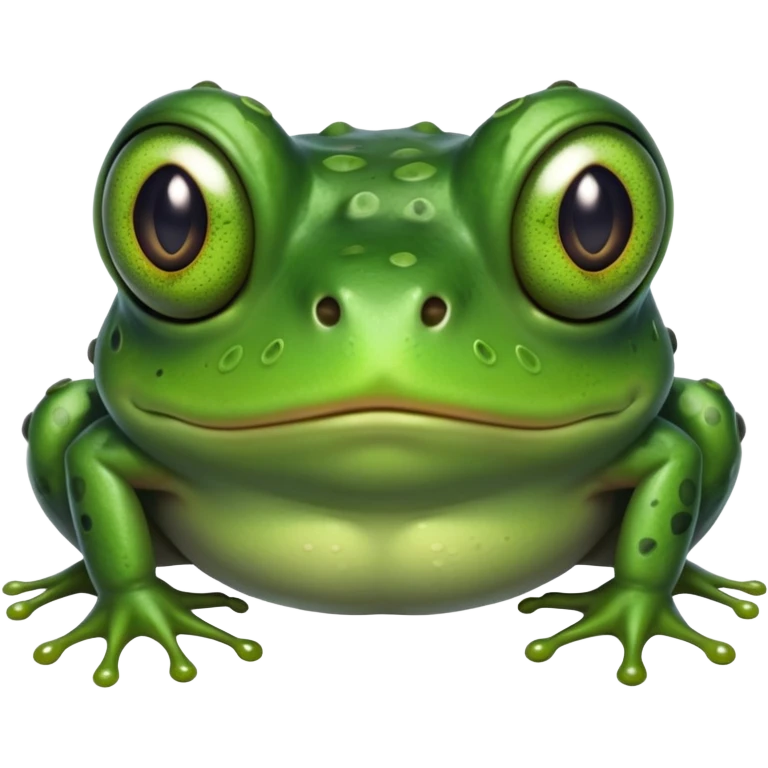 Ugly frog emoji